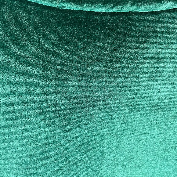 Maje Velvet Sweatshirt Women’s Size US S (EU 2) Green Straight Cut Pullover - Picture 8 of 8